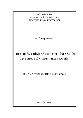 Thực hiện chính sách BHXH tại Thái Nguyên