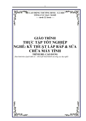 Giáo trình thực tập tốt nghiệp Sửa chữa máy tính Cao đẳng nghề