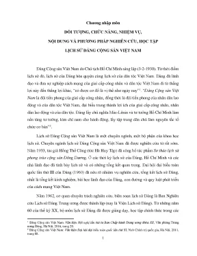 Giáo trình Lịch sử Đảng Cộng sản Việt Nam