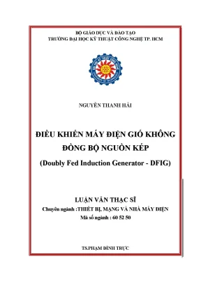 Điều khiển turbine gió DFIG không đồng bộ nguồn kép