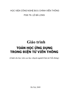 Toán Ứng Dụng Điện Tử Viễn Thông: Fourier, Wavelet, Laplace