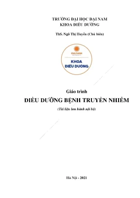 Giáo trình Điều dưỡng Bệnh truyền nhiễm - ĐH Đại Nam