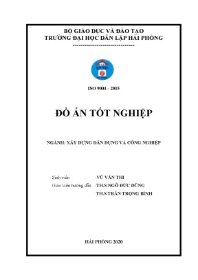 Đồ án tốt nghiệp XD dân dụng - Nhà học 5 tầng THCS Hà Giang