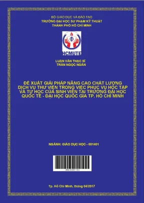 Giải pháp nâng cao chất lượng dịch vụ thư viện phục vụ sinh viên