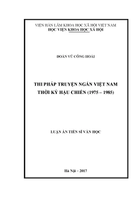 Thi pháp truyện ngắn Việt Nam hậu chiến 1975-1985