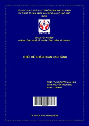 Đồ án Thiết kế Khách sạn Cao tầng - Đại học Sư phạm Kỹ thuật