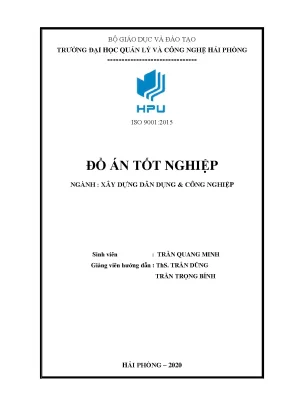 Đồ án tốt nghiệp xây dựng dân dụng - Trụ sở ĐH GTVT Hà Nội