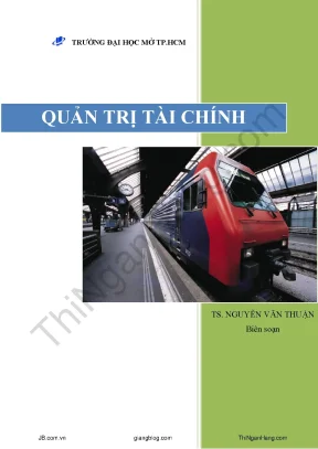 Giáo trình Quản trị Tài chính - ĐH Mở TP.HCM