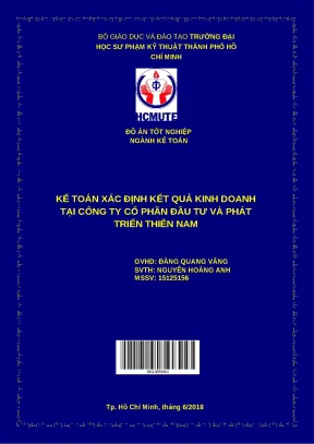 Kế toán xác định kết quả kinh doanh tại Thiên Nam