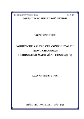 Cộng hưởng từ chẩn đoán rò động-tĩnh mạch màng cứng nội sọ