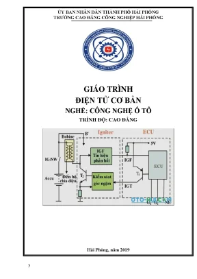 Giáo trình Điện tử cơ bản Công nghệ Ô tô Cao đẳng