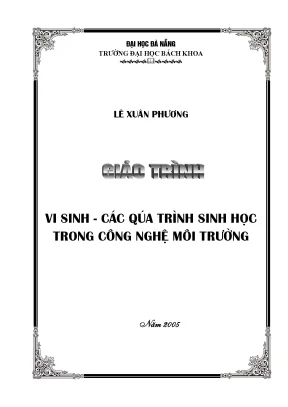 Giáo trình vi sinh vật học môi trường 2005