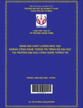 Đánh giá chất lượng đào tạo ngành CNTT đại học tại UIT