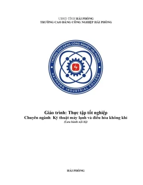 Giáo trình thực tập tốt nghiệp ngành Kỹ thuật máy lạnh và điều hòa không khí