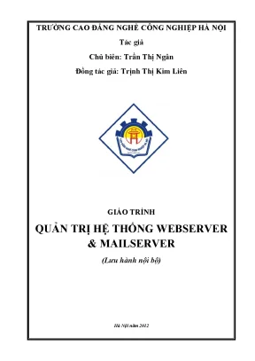 Giáo trình quản trị hệ thống webserver và mailserver