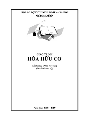 Giáo trình Hóa hữu cơ Cao đẳng Dược
