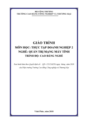 Giáo trình thực tập quản trị mạng: Microsoft Exchange Server 2010