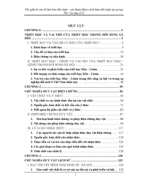 Giáo trình Triết học Mác - Lê-nin 2021 cho sinh viên