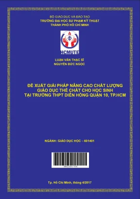 Giải pháp nâng cao chất lượng giáo dục thể chất cho học sinh THPT