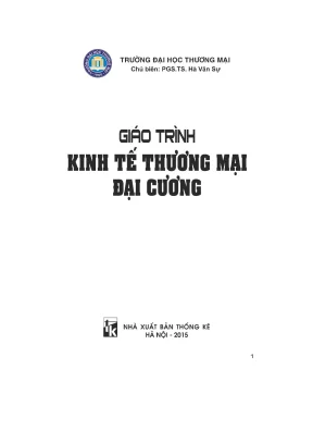 Giáo trình Kinh tế thương mại đại cương - Đại học Thương mại