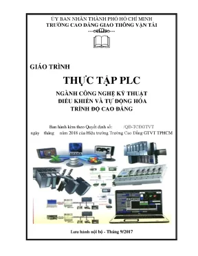 Giáo trình Thực tập PLC - Điều khiển tự động hóa