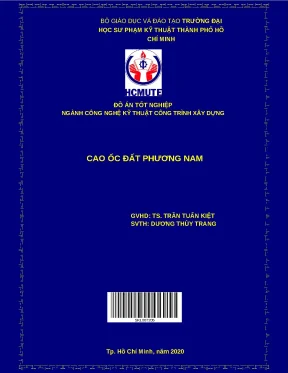 Đồ án tốt nghiệp: Thiết kế kết cấu cao ốc Đất Phương Nam