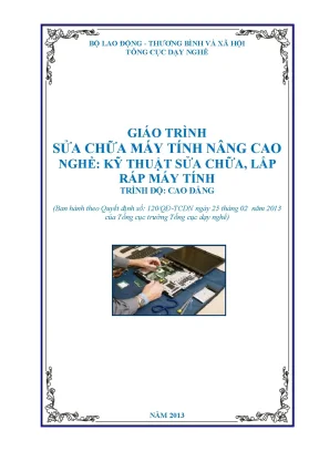 Giáo trình Sửa chữa Máy tính Nâng cao: Laptop