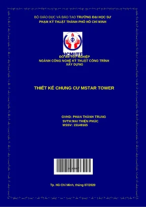 Đồ án tốt nghiệp: Thiết kế Chung cư MSTAR TOWER 2020