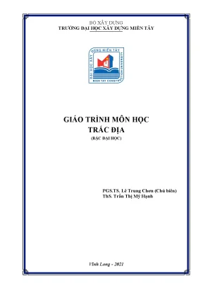 Giáo trình Trắc địa bậc đại học - ĐH Xây dựng Miền Tây
