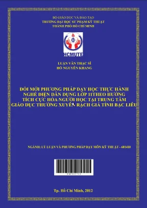 Đổi mới phương pháp dạy học thực hành nghề điện dân dụng