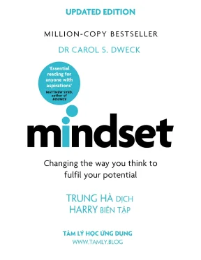 Sách về Mindset Tâm lý học thành công Carol Dweck