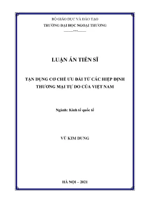 Tận dụng ưu đãi từ hiệp định thương mại tự do của Việt Nam