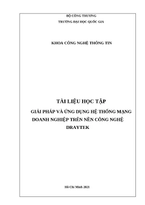 Hạ tầng mạng Draytek giải pháp doanh nghiệp
