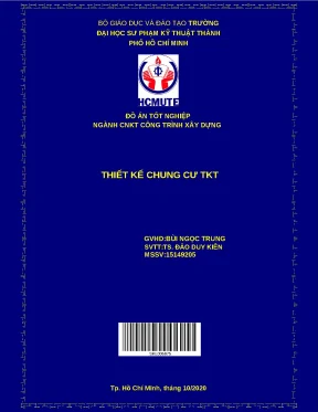 Đồ án TN Thiết kế Chung cư TKT - CNKT Công trình XD