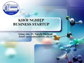Giáo trình Khởi nghiệp - Kinh doanh Startup cơ bản