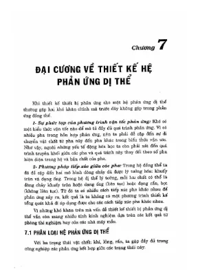 Thiết kế hệ phản ứng dị thể công nghệ hóa học & thực phẩm