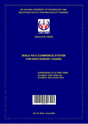 Xây dựng hệ thống thương mại điện tử cho chuỗi nhà hàng