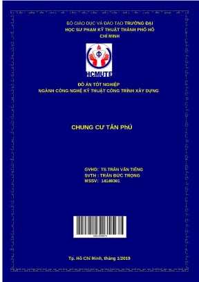 Đồ án tốt nghiệp Chung cư Tân Phú - Kỹ thuật Xây dựng