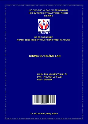 Đồ án tốt nghiệp Chung cư Hoàng Lan - Xây dựng dân dụng