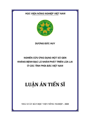 Ứng dụng gen kháng bệnh bạc lá nhằm phát triển lúa lai