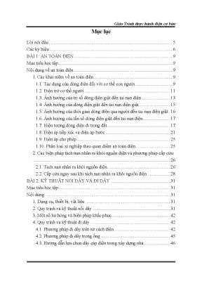 Giáo trình Thực hành Điện Cơ bản: An toàn, Lắp đặt & Sửa chữa