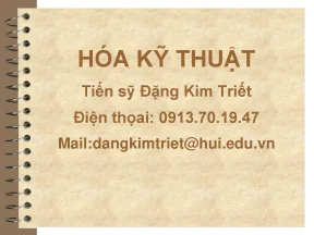 Hóa Kỹ Thuật - Công nghệ và kỹ thuật sản xuất hóa chất