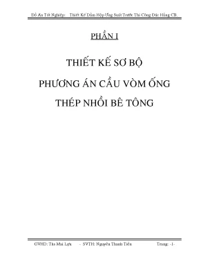 Đồ án thiết kế dầm hộp ứng suất trước đúc hẫng cân bằng