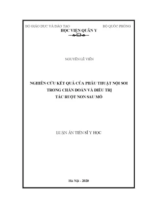 Phẫu thuật nội soi chẩn đoán và điều trị tắc ruột non sau mổ