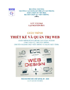Giáo trình thiết kế và quản trị web - Điện tử Viễn thông