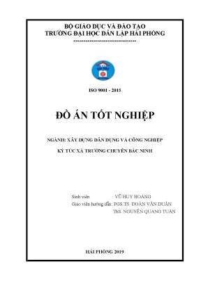 Đồ án Ký túc xá Trường Chuyên Bắc Ninh - Xây dựng dân dụng