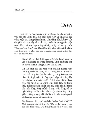 Luận văn cuối khóa CNTT 20: Thức tỉnh theo Tony de Mello