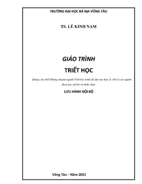 Giáo trình Triết học cho thạc sĩ, tiến sĩ Khoa học xã hội