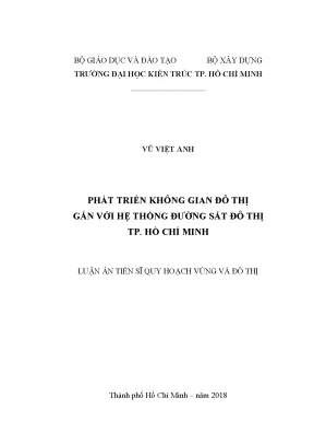 Phát triển không gian đô thị gắn đường sắt đô thị TP.HCM