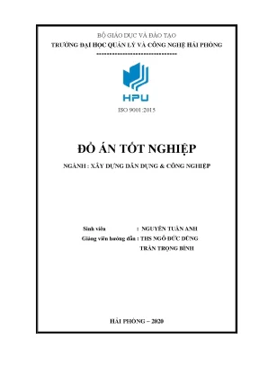 Đồ án tốt nghiệp xây dựng - Khách sạn Hoàng Gia Hải Phòng